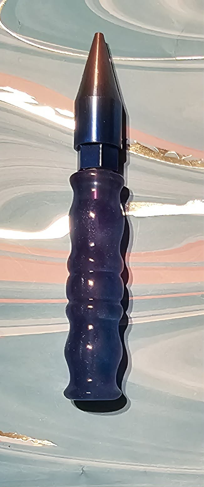 Pink/Blue/Purple 5 Total Inches Regular Grip