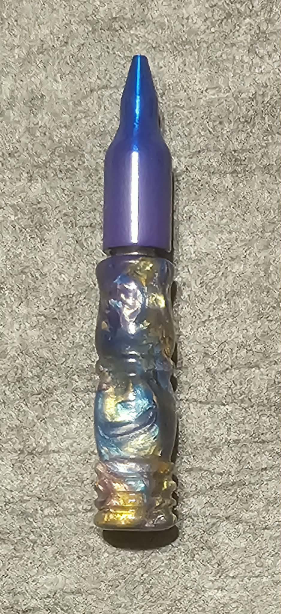 Purple/Blue/Gold Regular Grip 4.25 Total inches