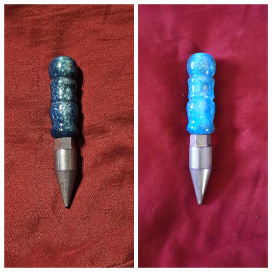 4 Total inches. Glow in the Dark (Pre-Turned). Pictured Tip is for reference only