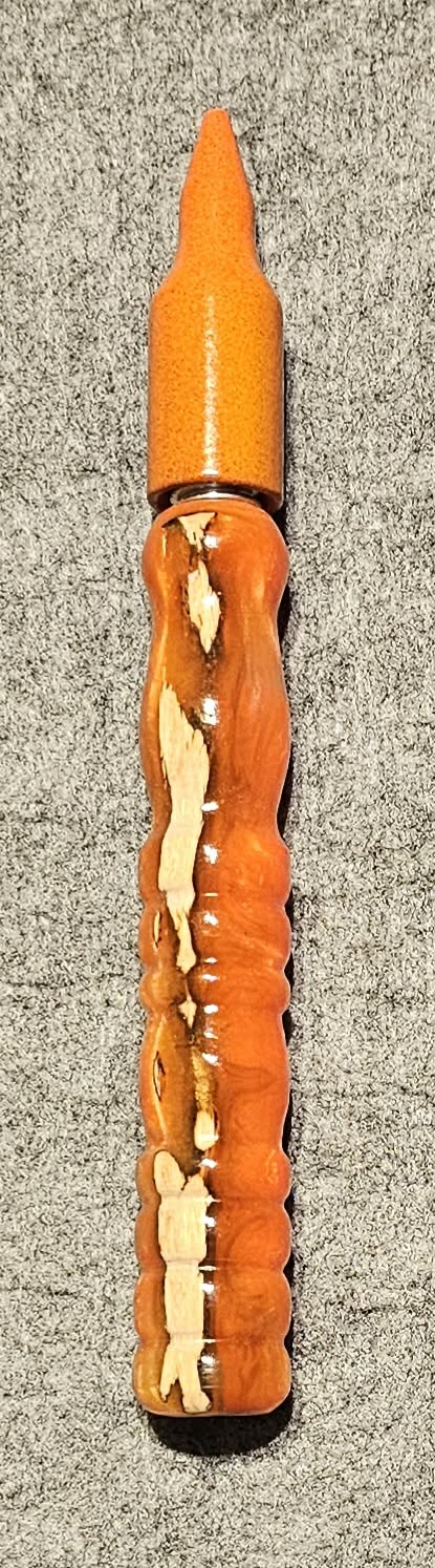Orange Cactus Slender Grip 6 Total inches