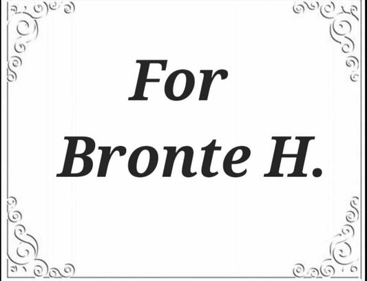 Reserved For Bronte