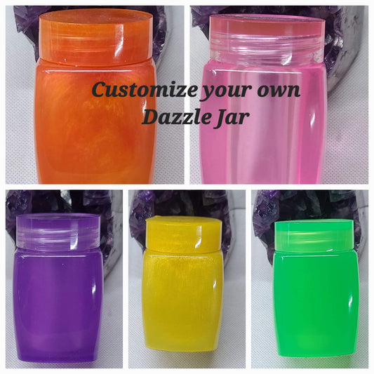 Custom Dazzle Dot Filled Jars