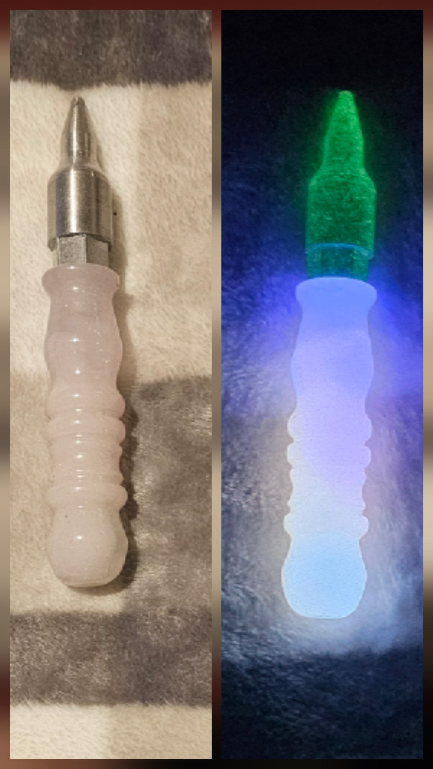 Multiple Glow in the Dark  5 Total inches Regular Grip TIP ALSO GLOWS IN THE DARK!