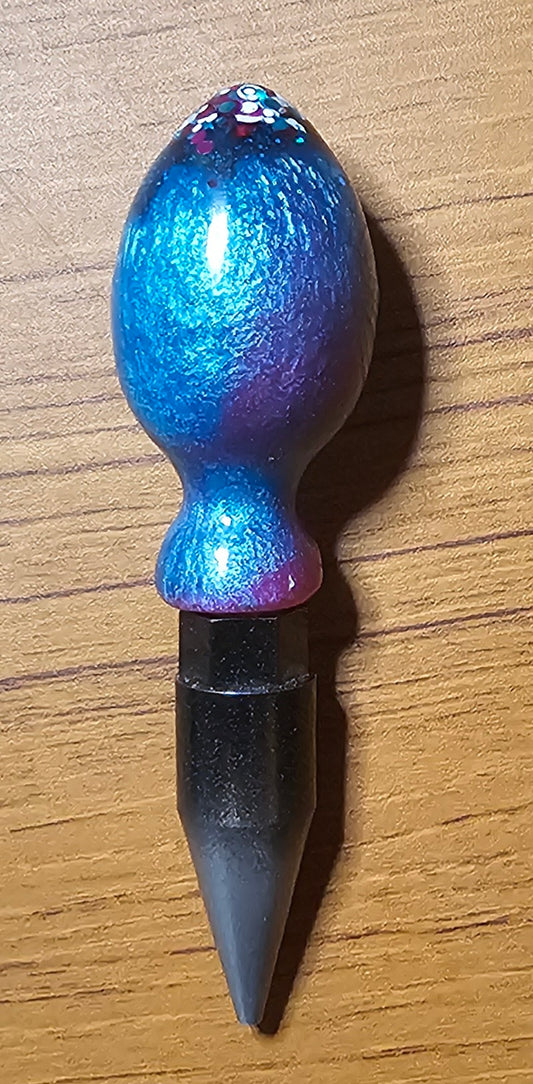 Teal/Magenta 4 inch Slender/Regular Grip