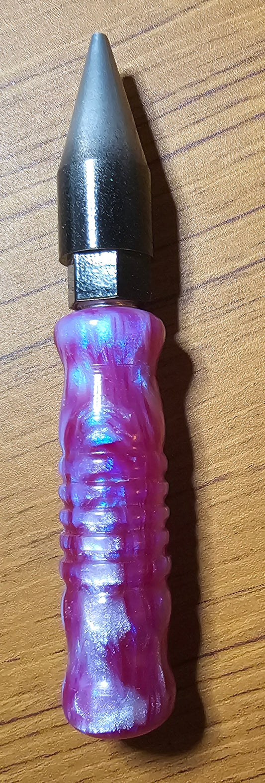 Magenta/White  4.5 inch Slender Grip