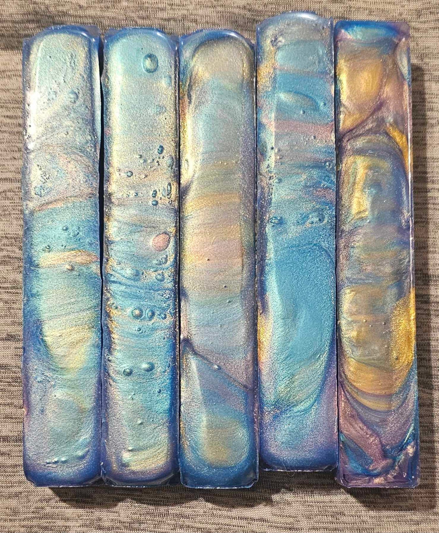 Purple/Gold/Blue (Completed pen is for Reference Only)