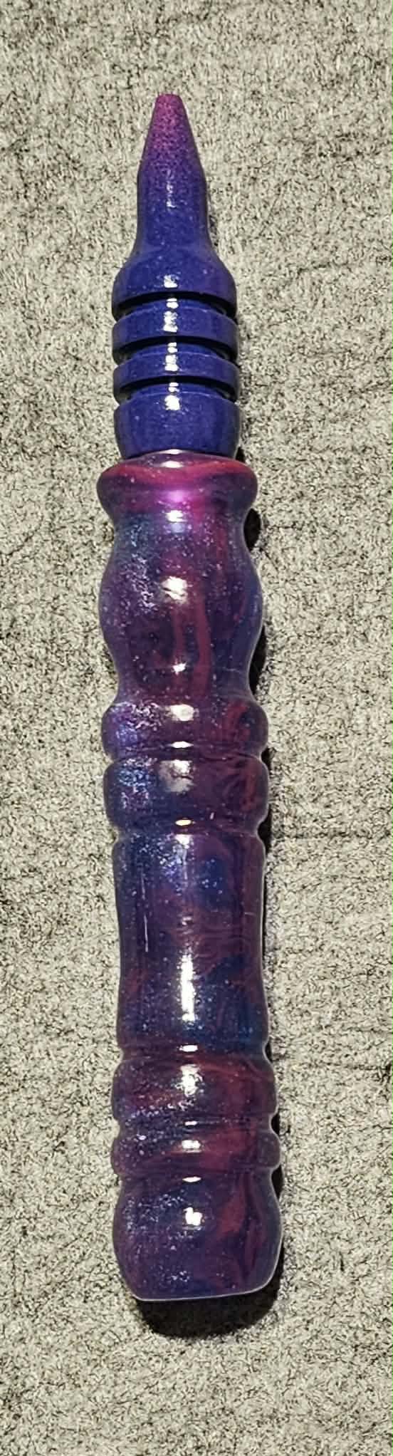 Blue/Purple/Neon Magenta Regular Grip 6 Total Inches