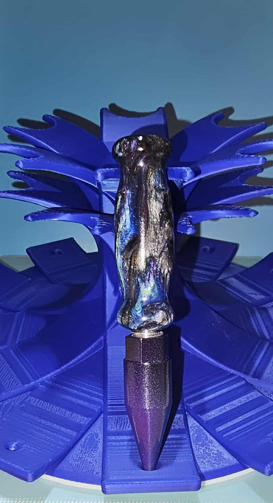FLASH SALE! Blue/Sliver/Black  4.5 Total inches Medium/Thick Grip
