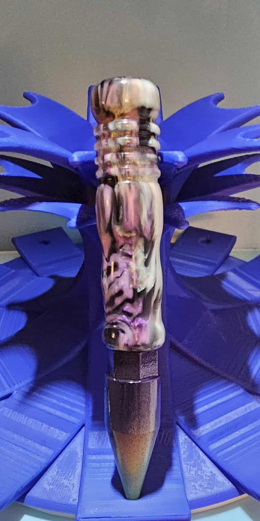 FLASH SALE! Black/Purple/White 5 total Inches Slender Grip