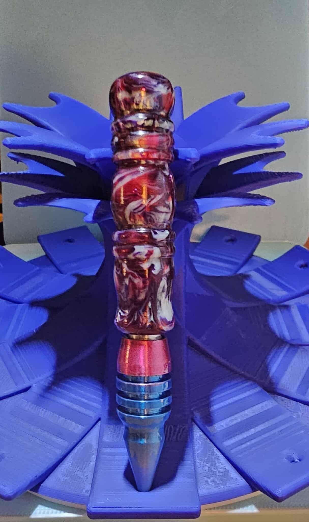 FLASH SALE! Dark Red/Blue/Red 5 Total inches Slender Grip